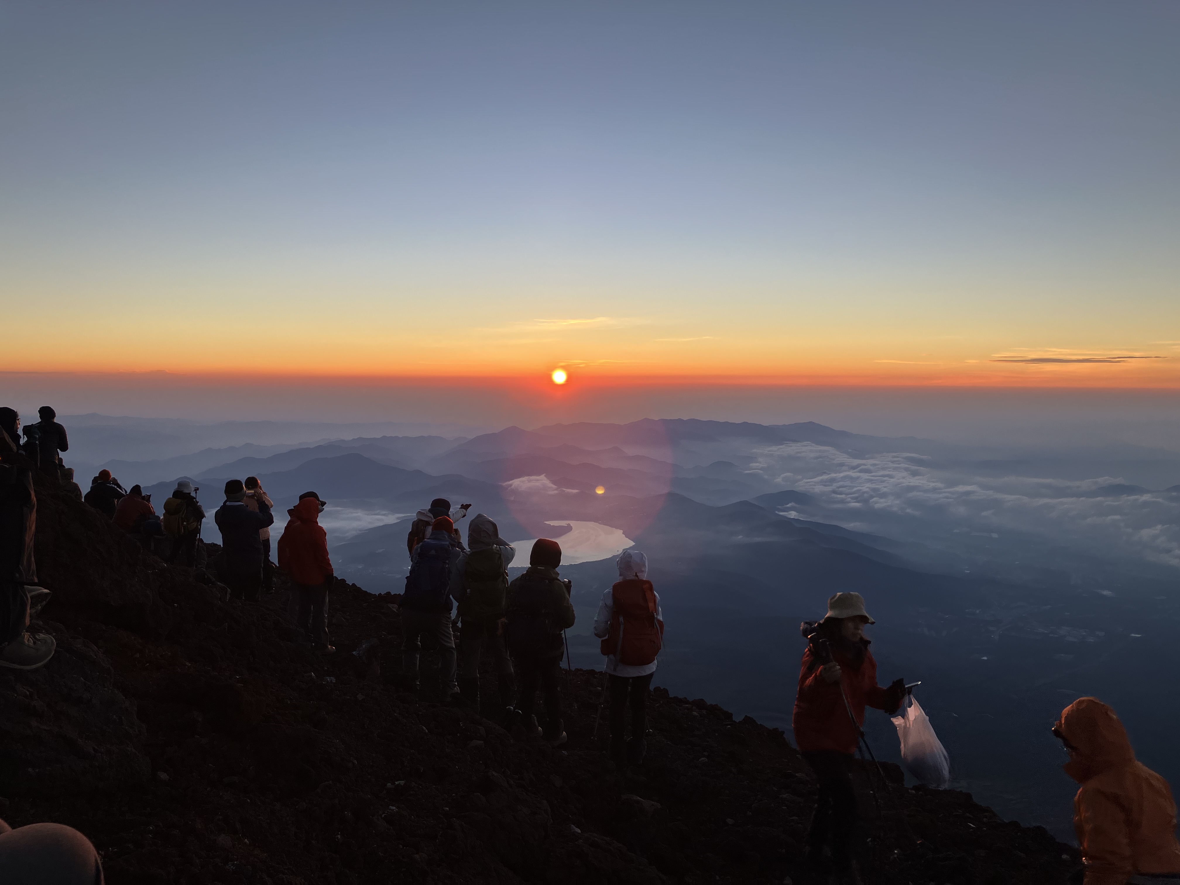 山頂からの景色